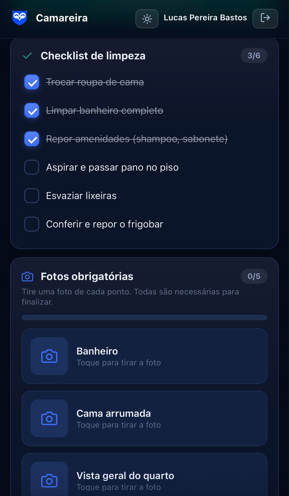 App da camareira Innhost